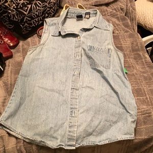 Gap denim top